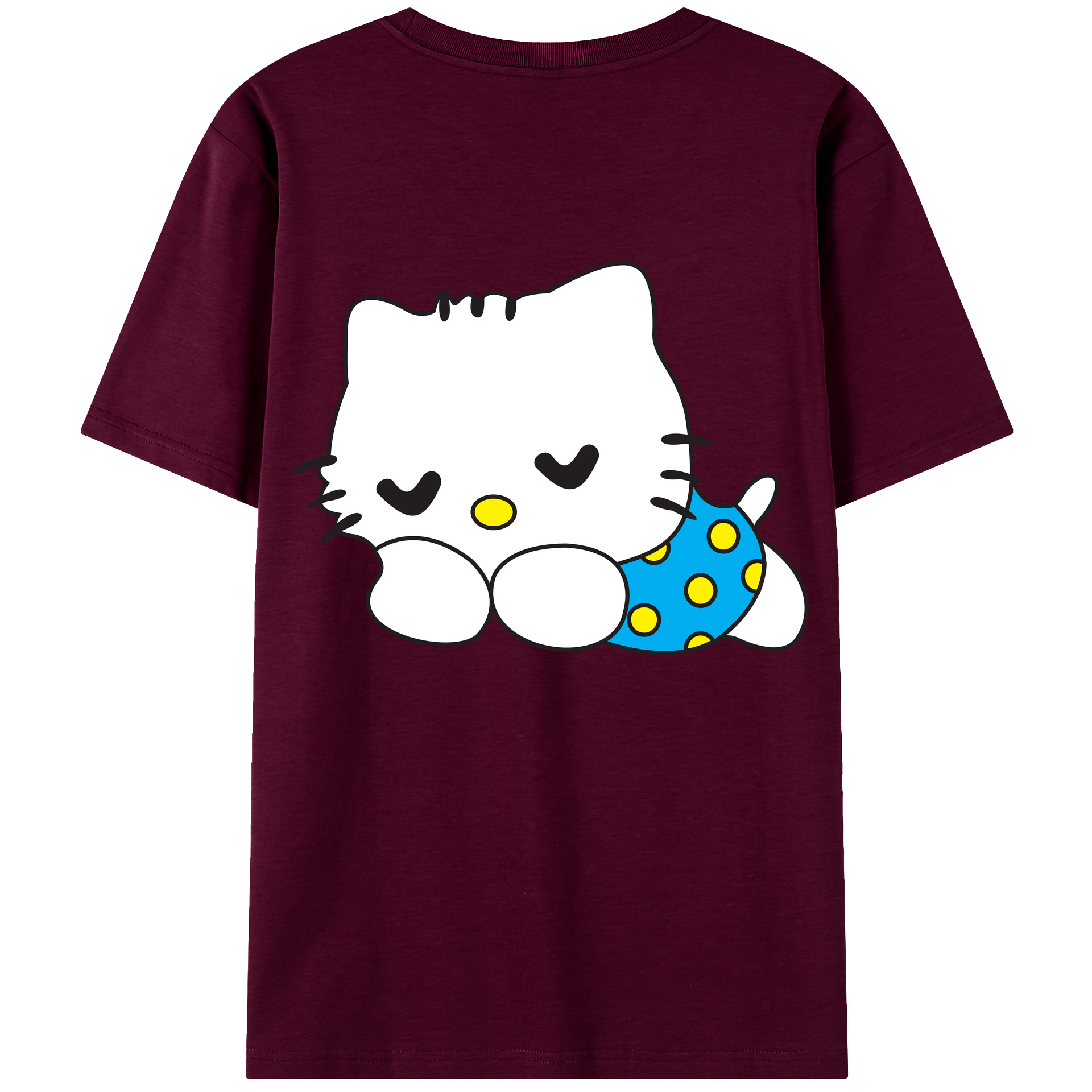 （画像用） Hello Kitty ハローキティ レディース半袖Tシャツ(バックプリント)